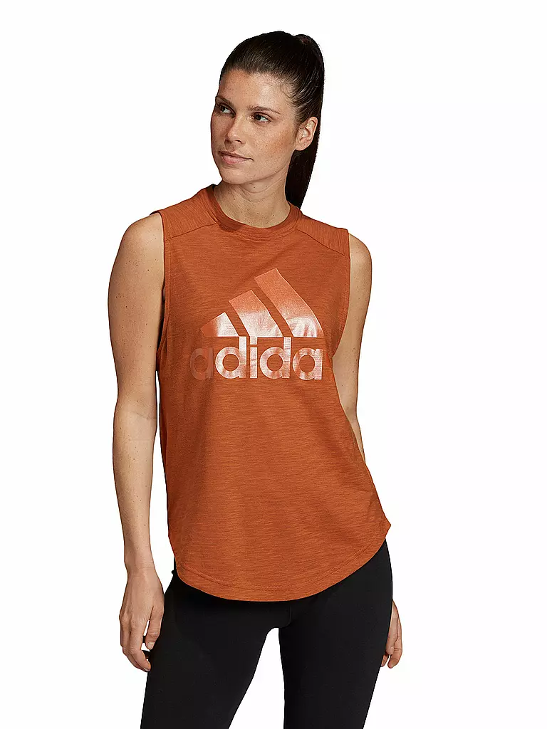 ADIDAS | Damen Tanktop ID Winners Muscle Shirt | braun