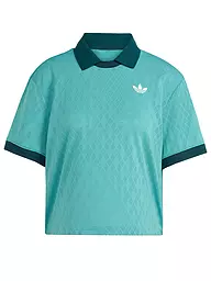 ADIDAS | Damen Tennispolo Pro Original | petrol