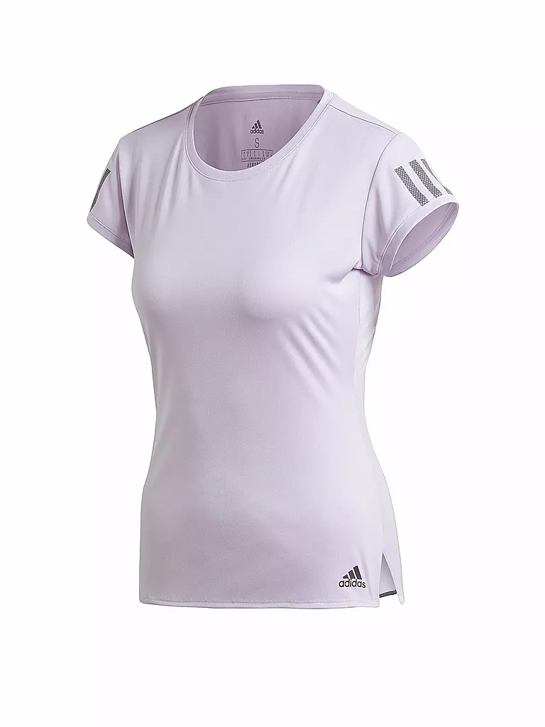 ADIDAS | Damen Tennisshirt 3-Streifen Club | lila
