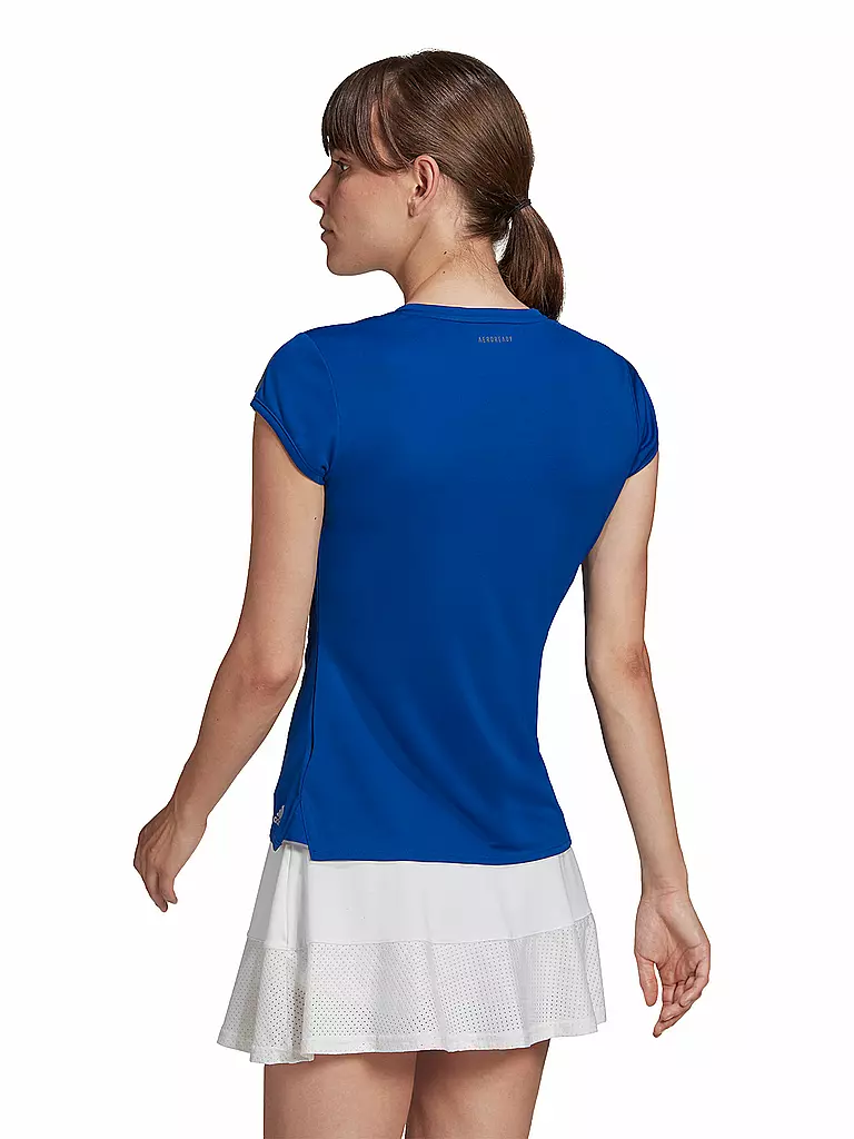 ADIDAS | Damen Tennisshirt Club 3-Streifen | blau