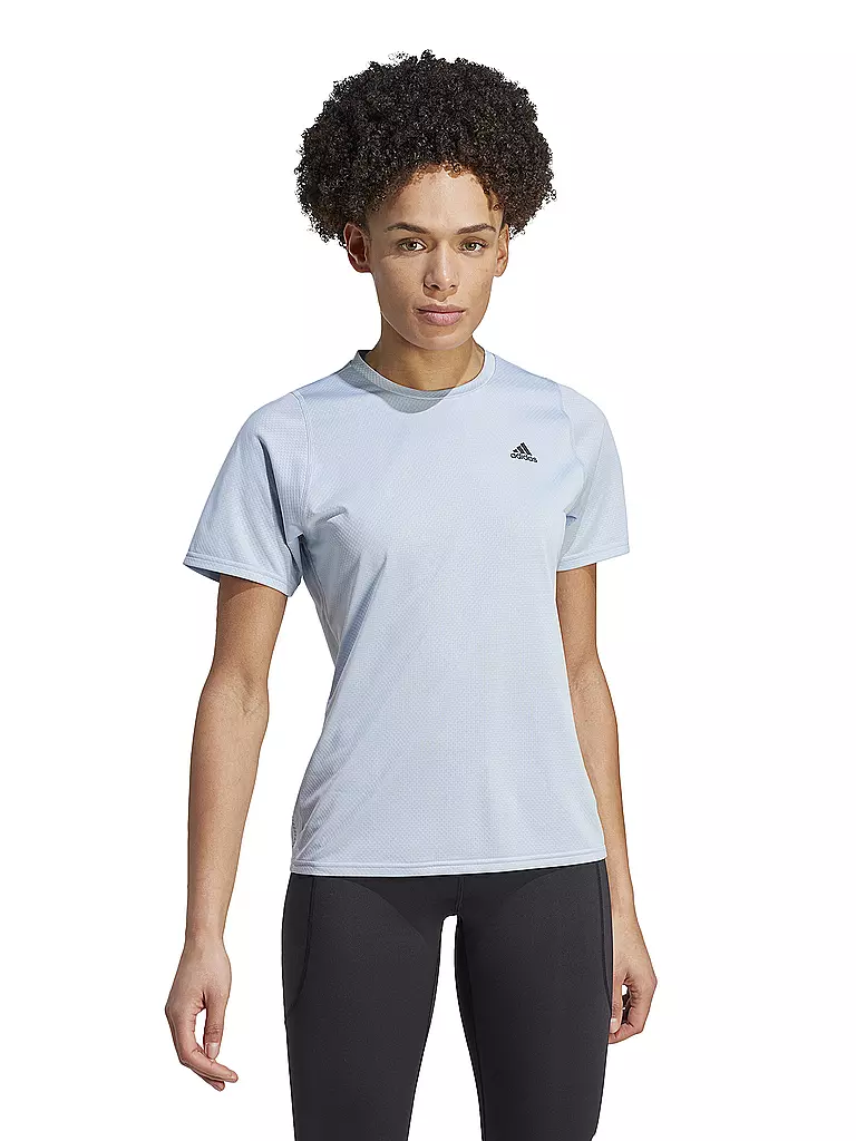 ADIDAS | Damen Tennisshirt Run Icons | hellblau