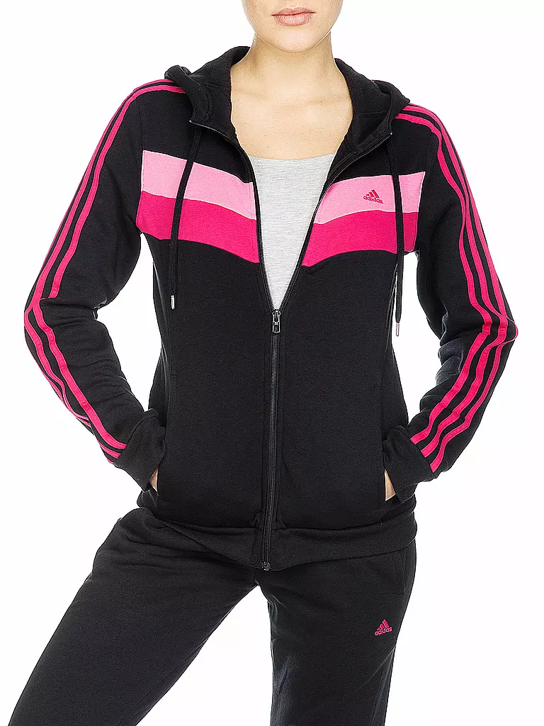 ADIDAS | Damen Trainings-Anzug mit Kapuze Zeno Cotton Suit | 