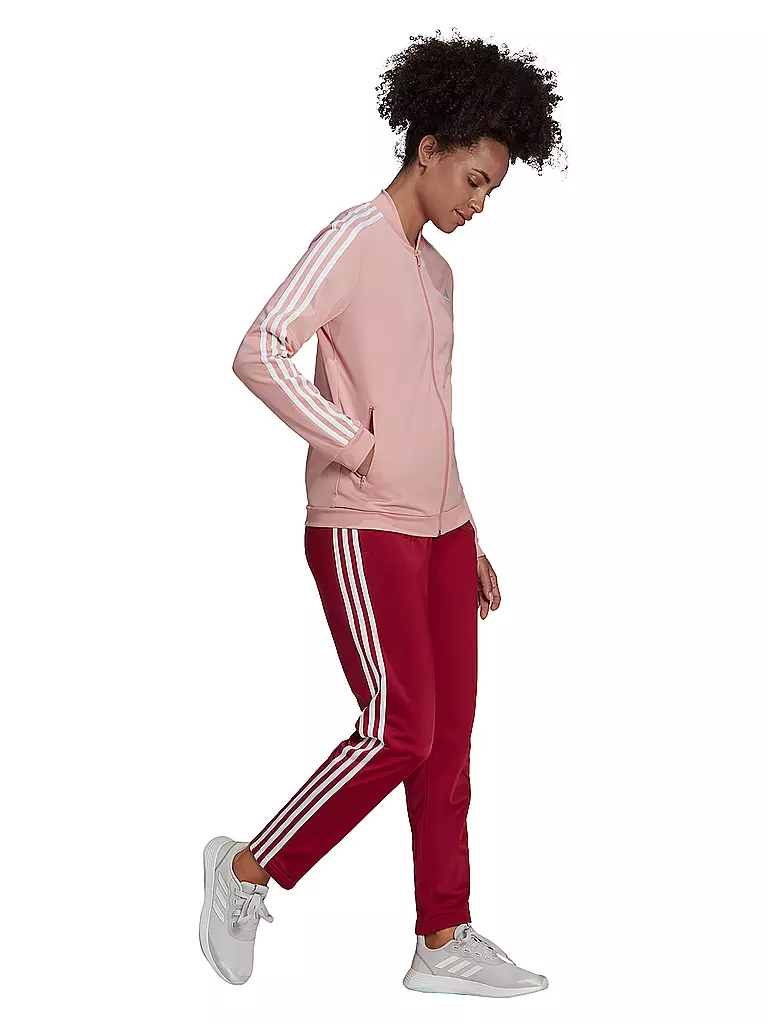 ADIDAS | Damen Trainingsanzug 3 Streifen | lila