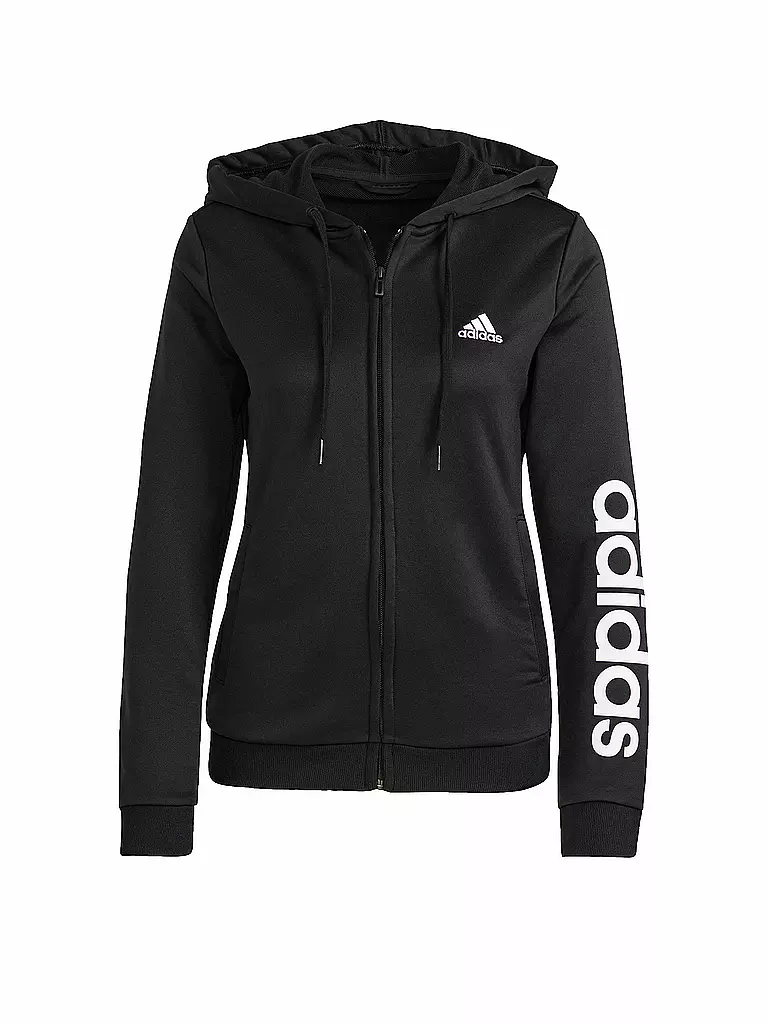 ADIDAS | Damen Trainingsanzug Essentials Logo | schwarz