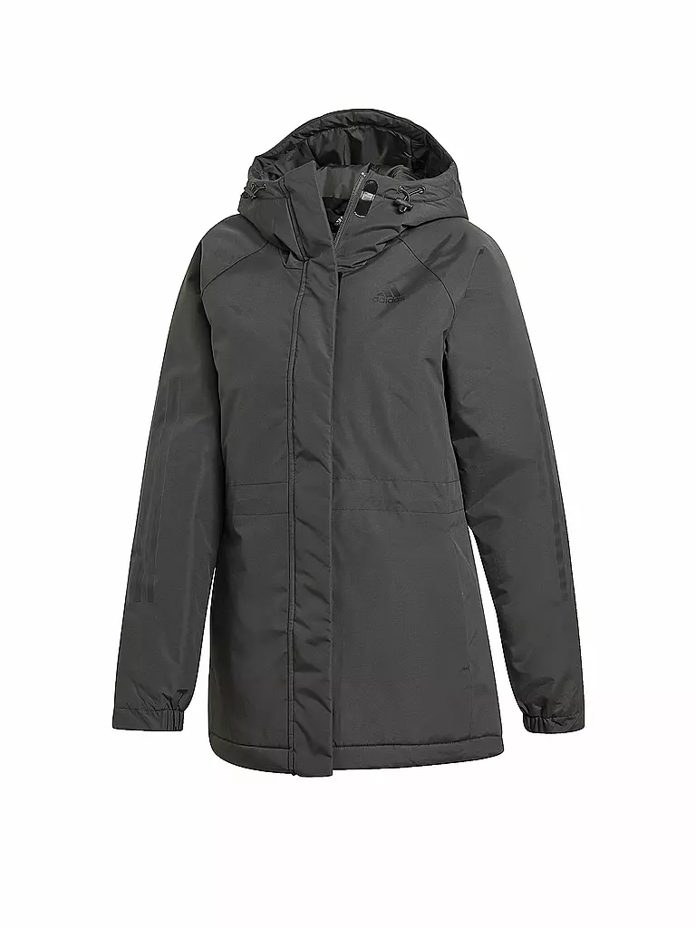 ADIDAS | Damen Winterjacke Xploric 3-Streifen | olive