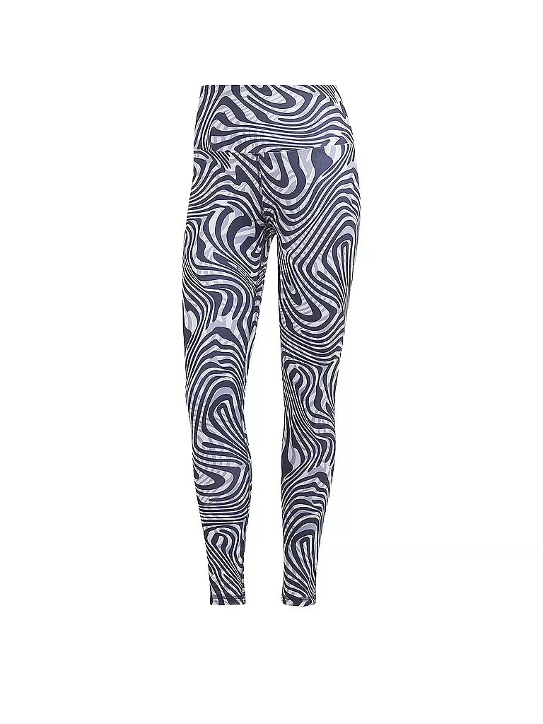 ADIDAS | Damen Yogatight Yoga Essentials Printed 7/8 | dunkelblau