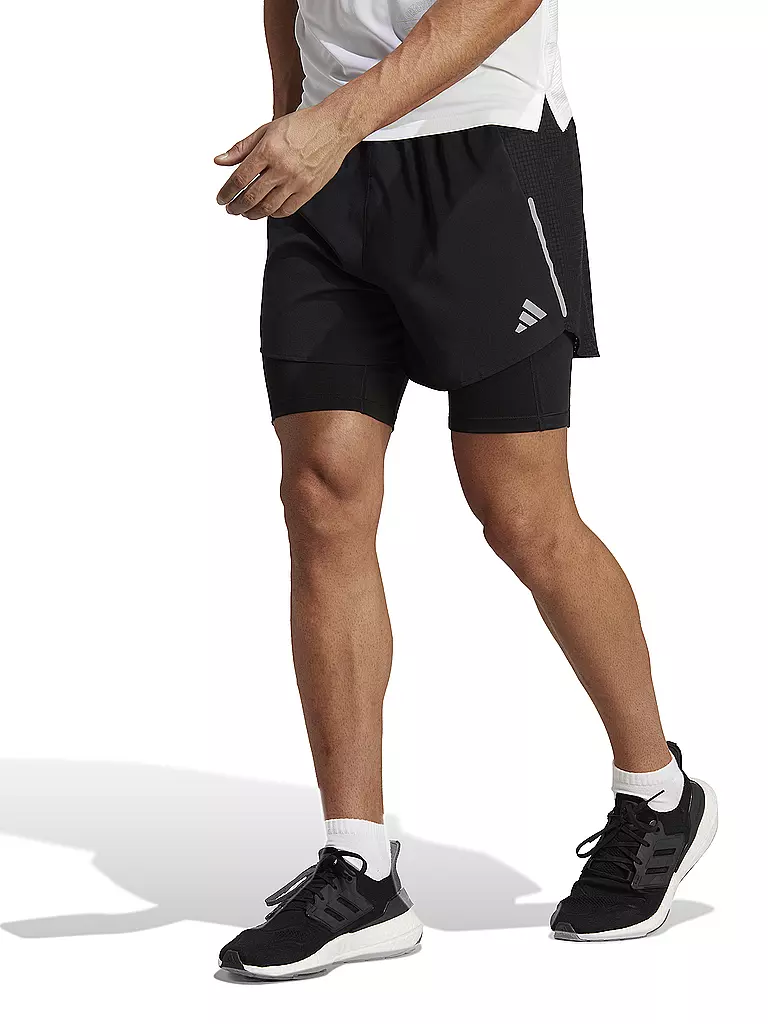 ADIDAS | Herren 2in1 Laufshort Designed for Running | schwarz