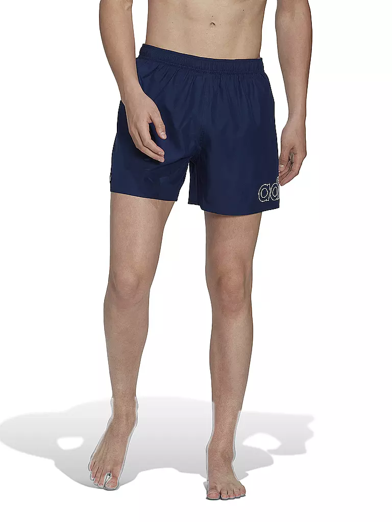 ADIDAS | Herren Badeshort Logo CLX Short Length | dunkelblau