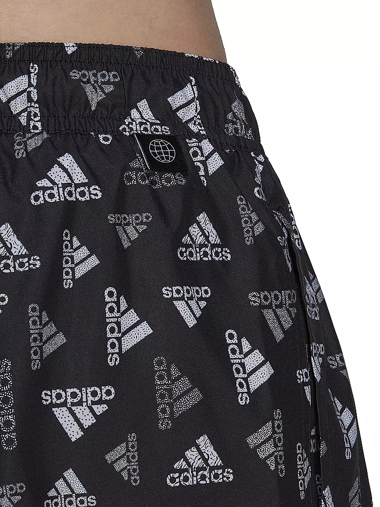ADIDAS | Herren Badeshort Logo Print CLX Very Short Length  | schwarz