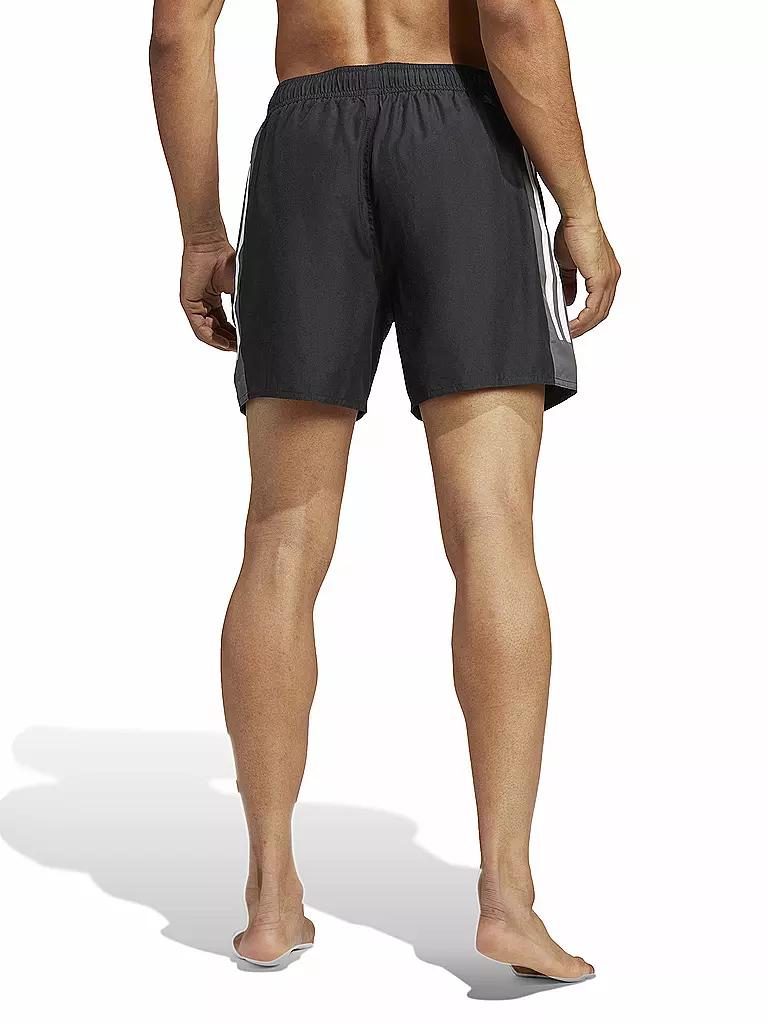 ADIDAS | Herren Badeshort Short Length Colorblock 3-Streifen | schwarz