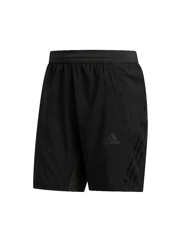 ADIDAS | Herren Fitness-Short AEROREADY 3-Streifen | schwarz