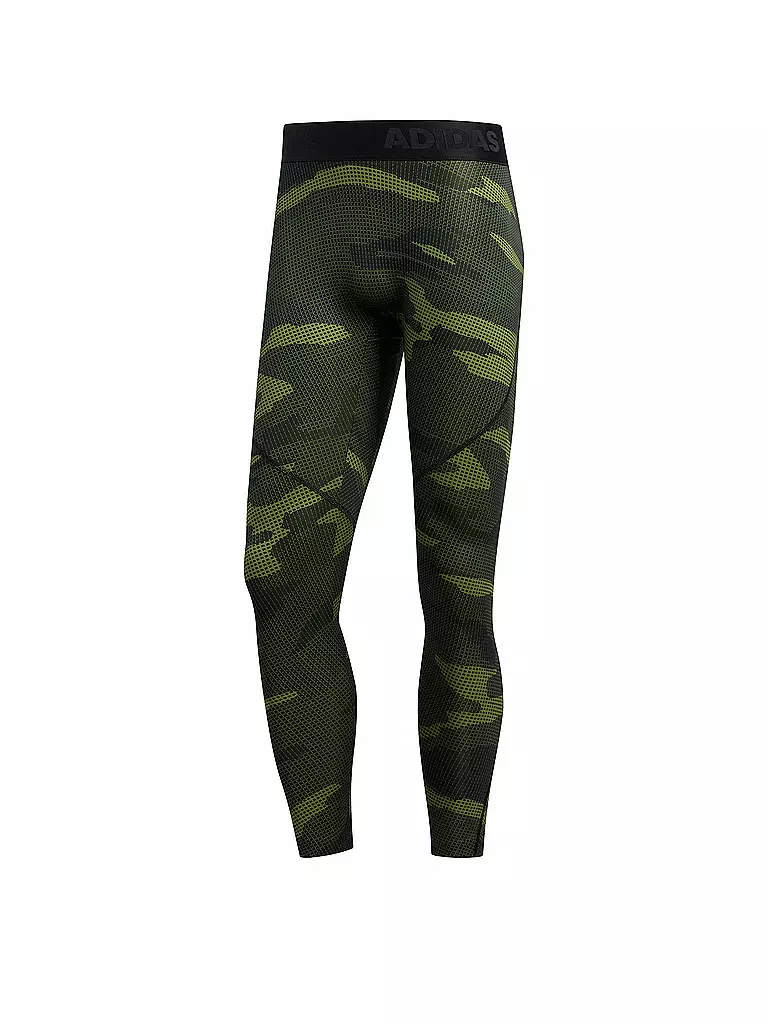 ADIDAS | Herren Fitness-Tight Alphaskin Camouflage | olive