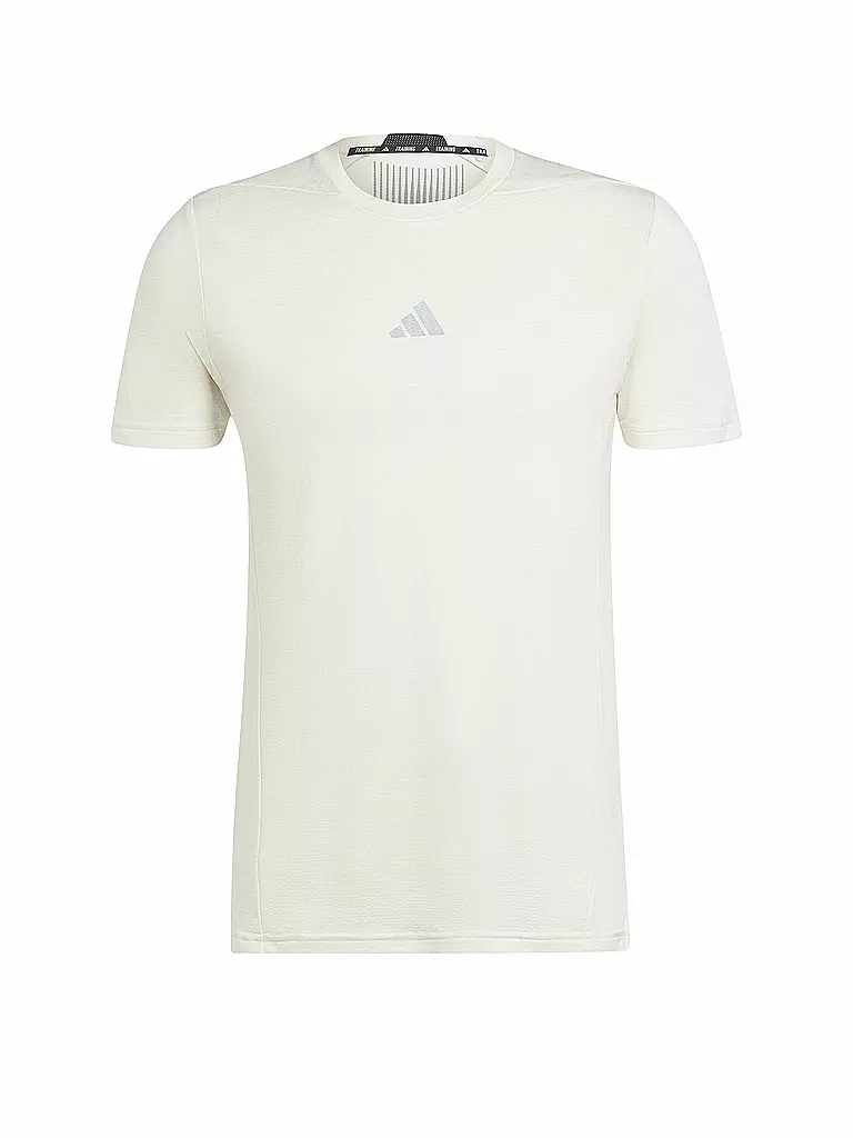 ADIDAS | Herren Fitnessshirt 	 Designed for Training HIIT Workout HEAT.RDY | weiss