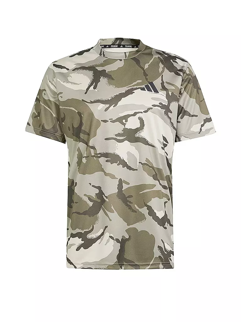 ADIDAS | Herren Fitnessshirt 	 Train Essentials Seasonal Camo | olive