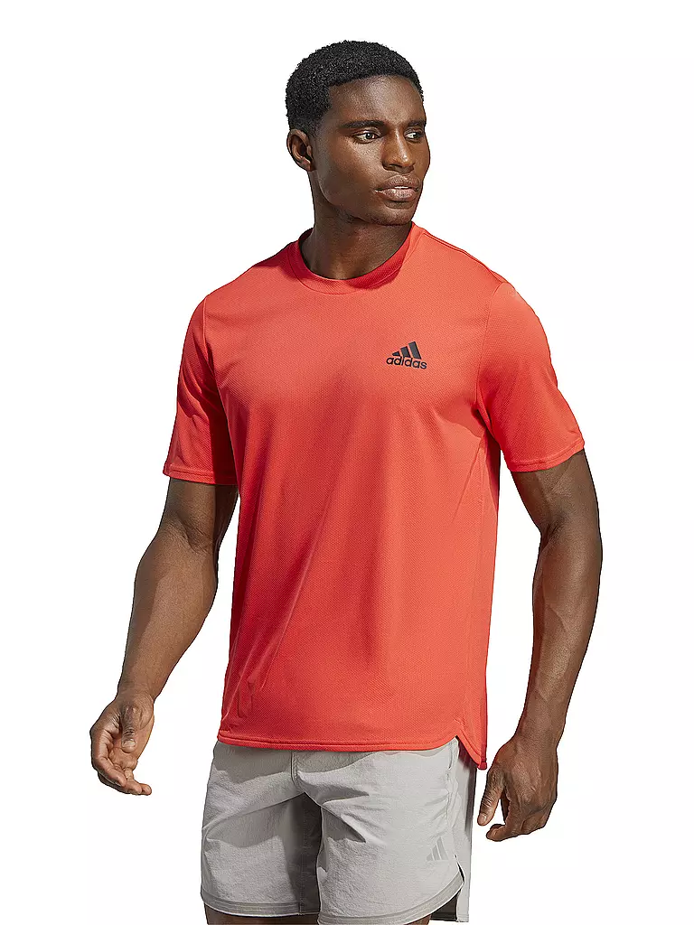 ADIDAS | Herren Fitnessshirt AEROREADY Designed for Movement | rot