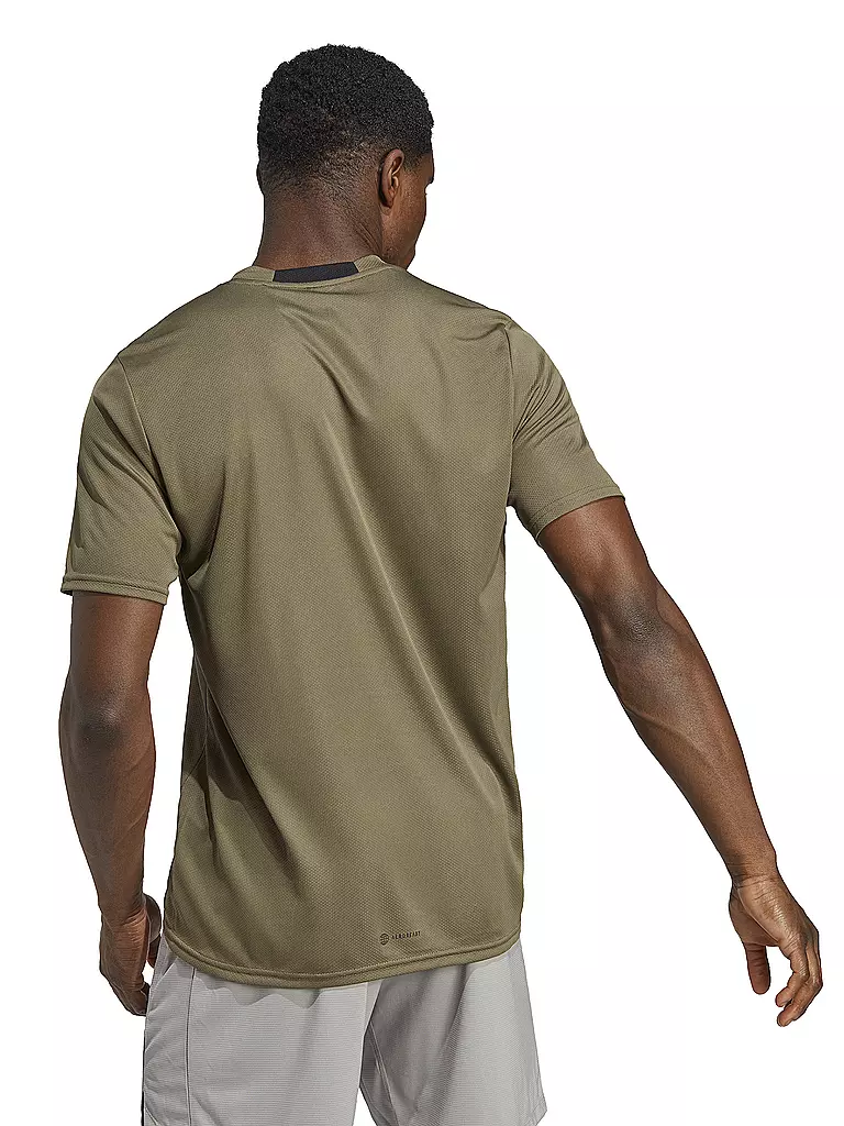 ADIDAS | Herren Fitnessshirt AEROREADY Designed for Movement | olive