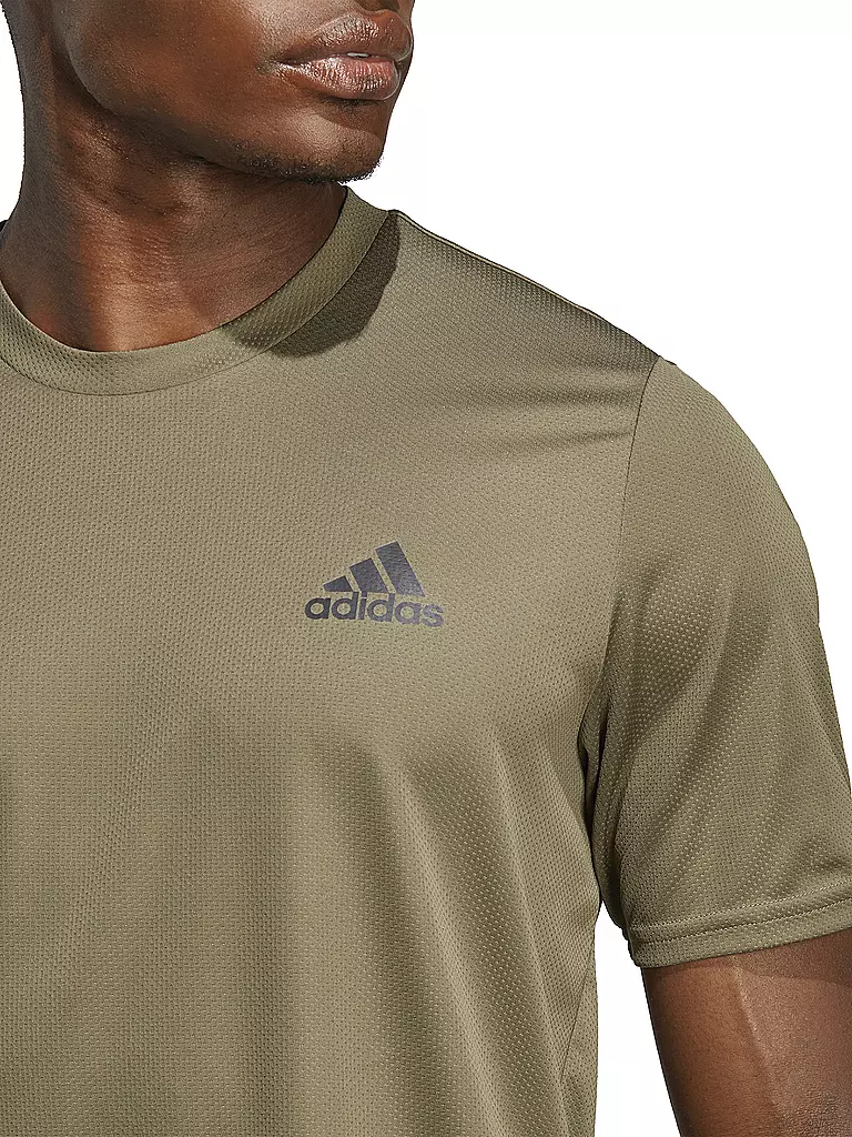 ADIDAS | Herren Fitnessshirt AEROREADY Designed for Movement | olive