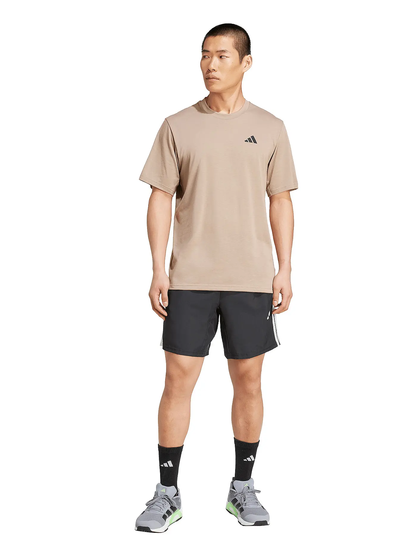 ADIDAS | Herren Fitnessshirt Train Essentials Feelready | camel