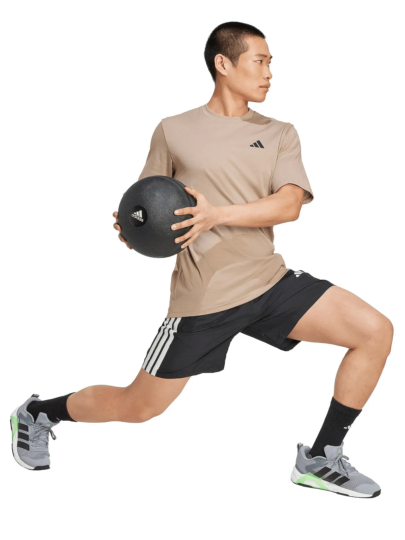 ADIDAS | Herren Fitnessshirt Train Essentials Feelready | camel