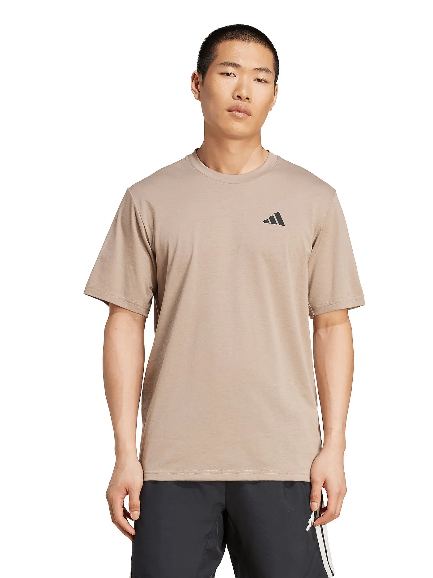 ADIDAS | Herren Fitnessshirt Train Essentials Feelready | camel