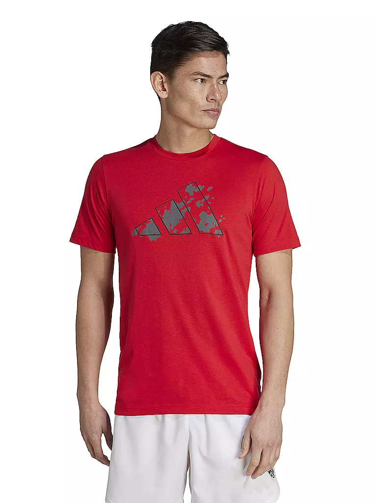 ADIDAS | Herren Fitnessshirt Train Essentials Seasonal Training Graphic  | rot