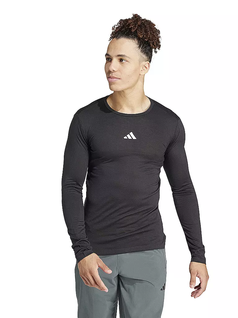 ADIDAS | Herren Fitnessshirt Workout | schwarz