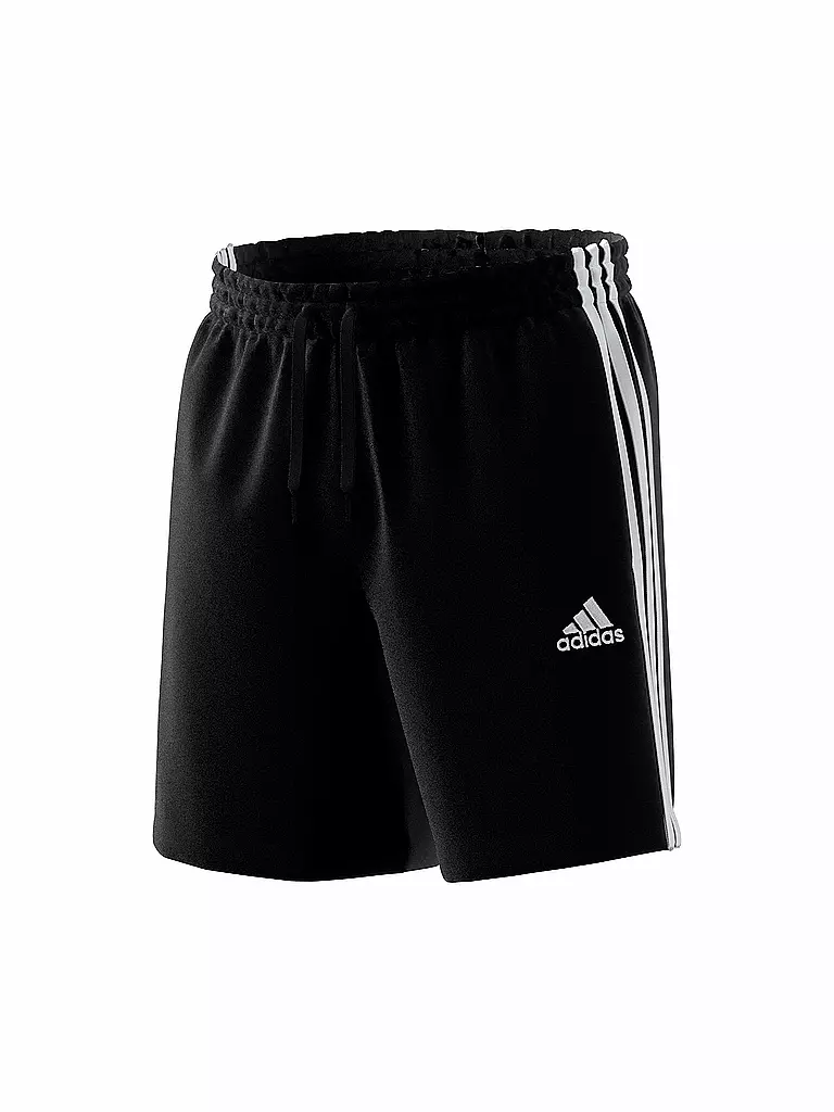 ADIDAS | Herren Fitnessshort Aeroready Essentials 3-Streifen | schwarz