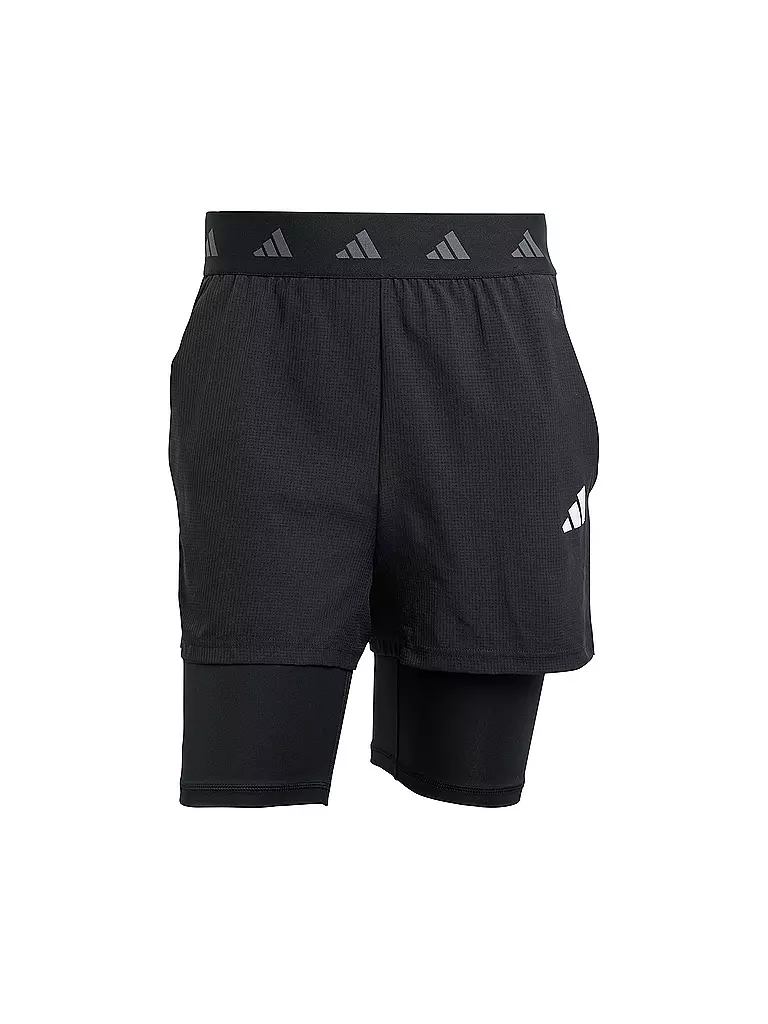 ADIDAS | Herren FItnessshort Gym 2in1 | schwarz