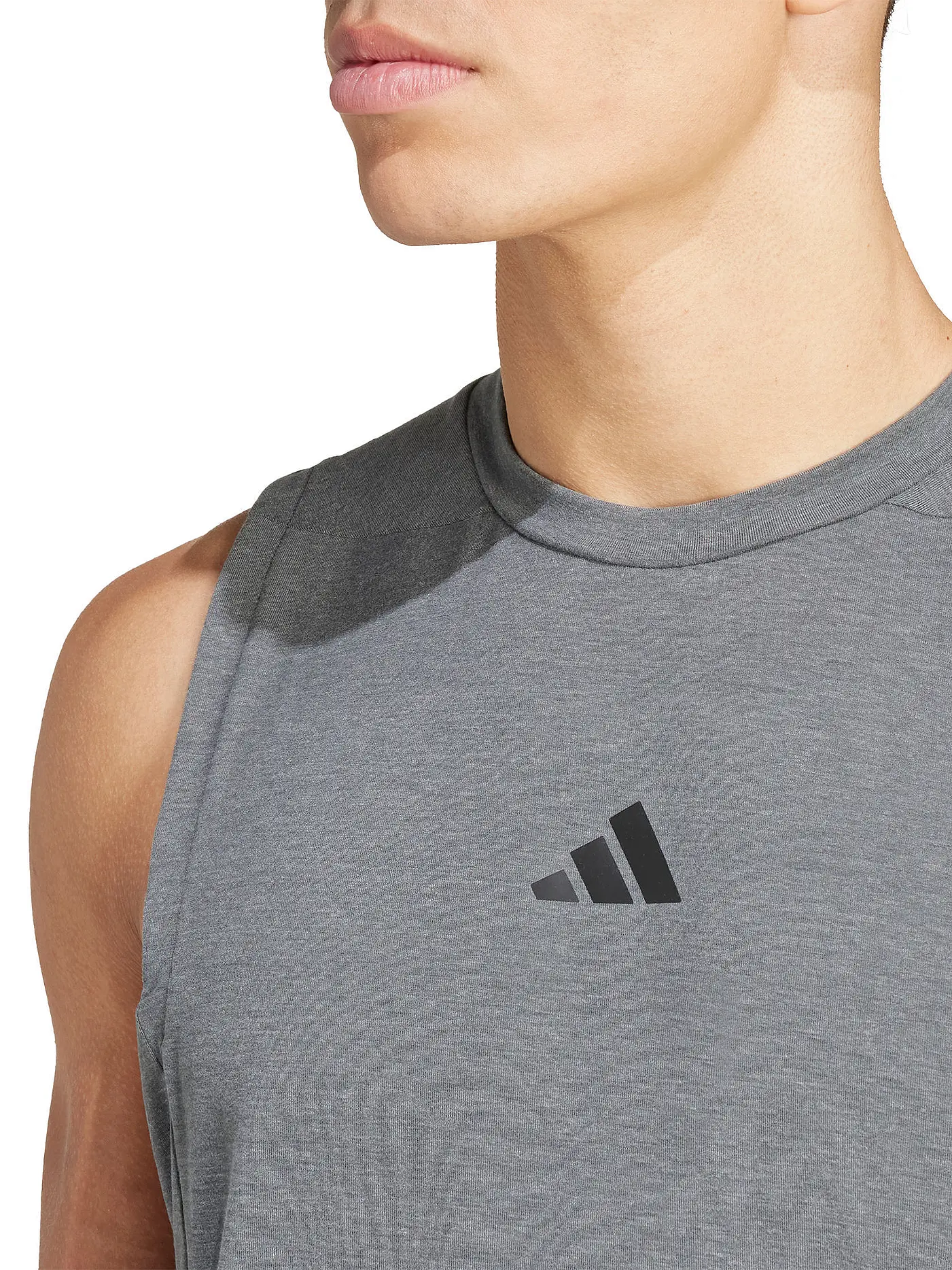 ADIDAS | Herren Fitnesstank D4T | grau