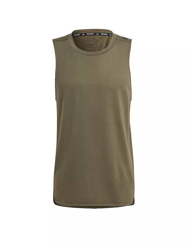 ADIDAS | Herren Fitnesstank Designed for Training Workout | olive