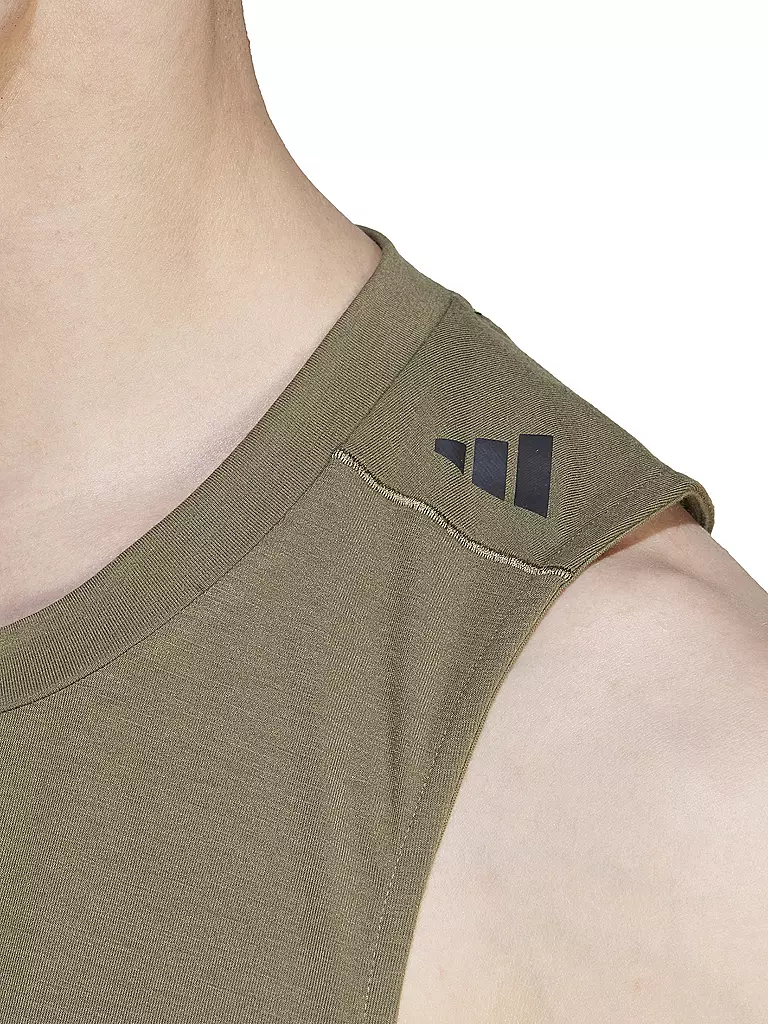 ADIDAS | Herren Fitnesstank Designed for Training Workout | olive