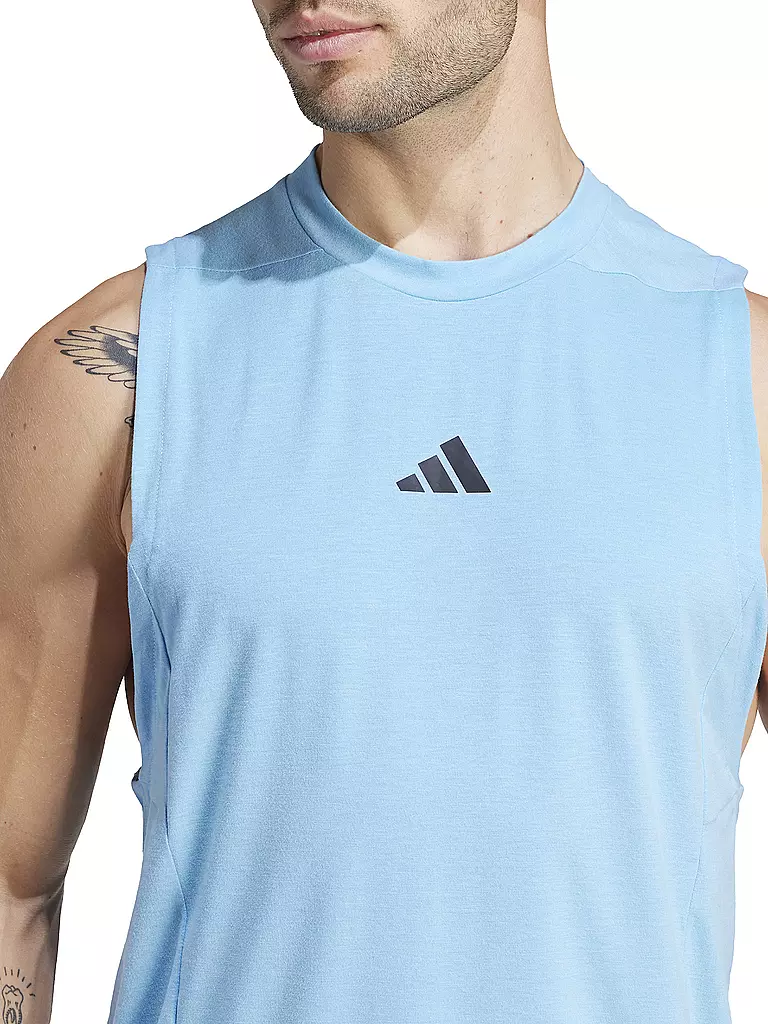 ADIDAS | Herren Fitnesstank Designed for Training Workout | blau