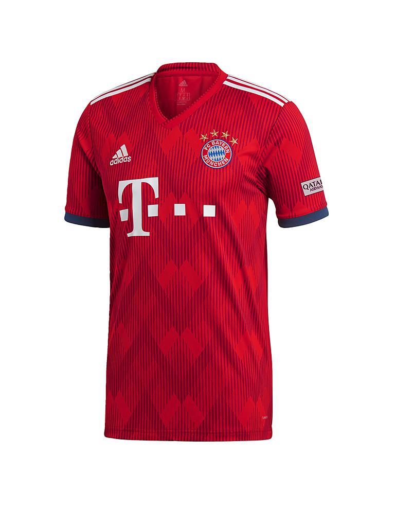  ADIDAS Herren Heimtrikot FC Bayern München Replica 18/19 rot Bildidee 