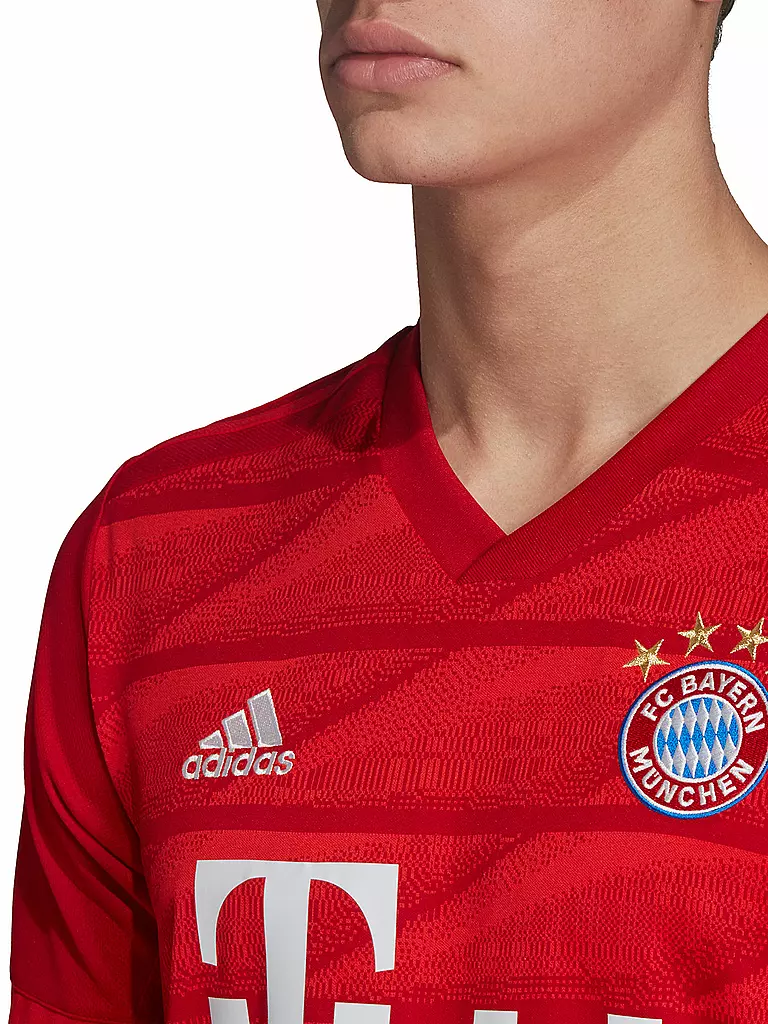 Fc Bayern München Ag Ticket Systeme ADIDAS Herren Heimtrikot FC Bayern München Replica 19/20 rot