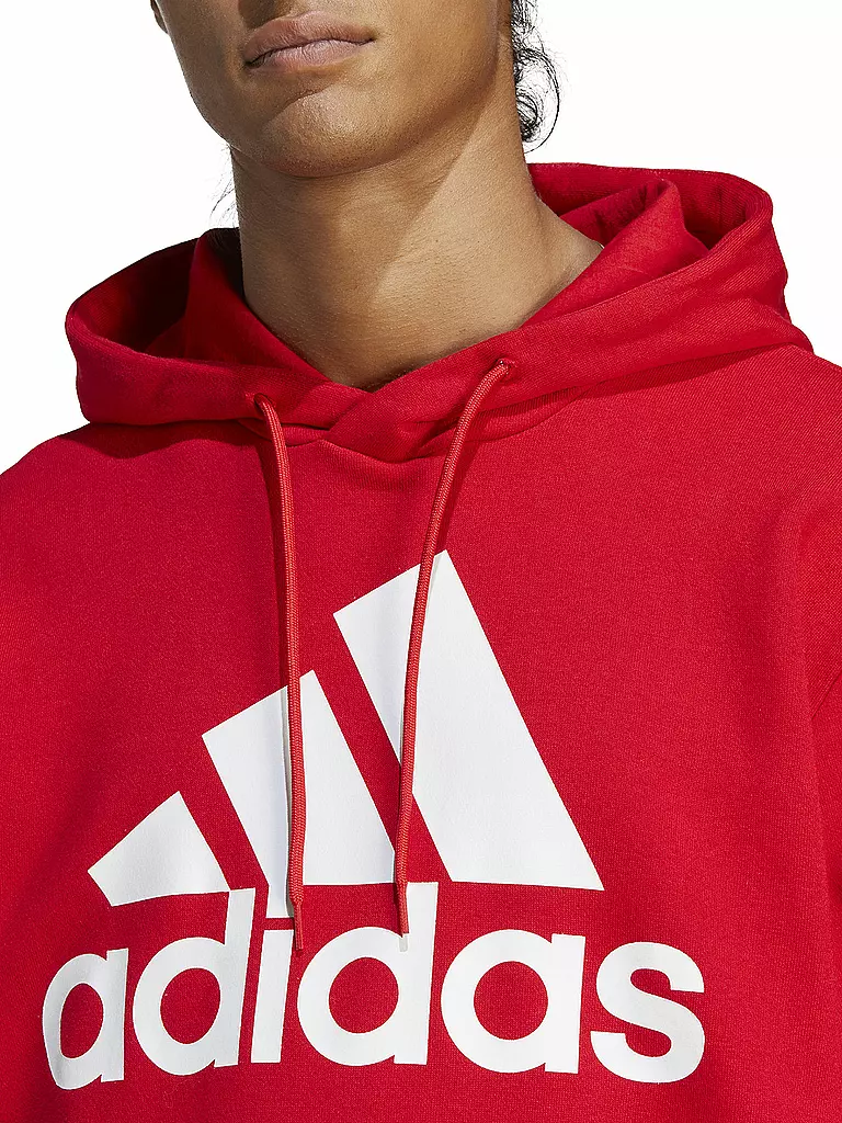 ADIDAS | Herren Hoodie Essentials French Terry Big Logo  | rot