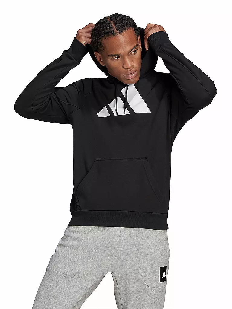 ADIDAS | Herren Hoodie Sportswear Badge of Sport | schwarz