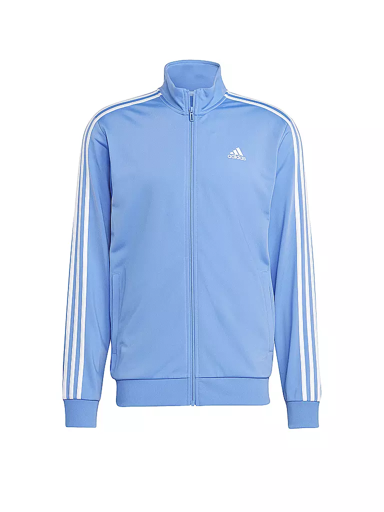 ADIDAS | Herren Jacke Primegreen Essentials Warm-Up 3-Streifen | blau