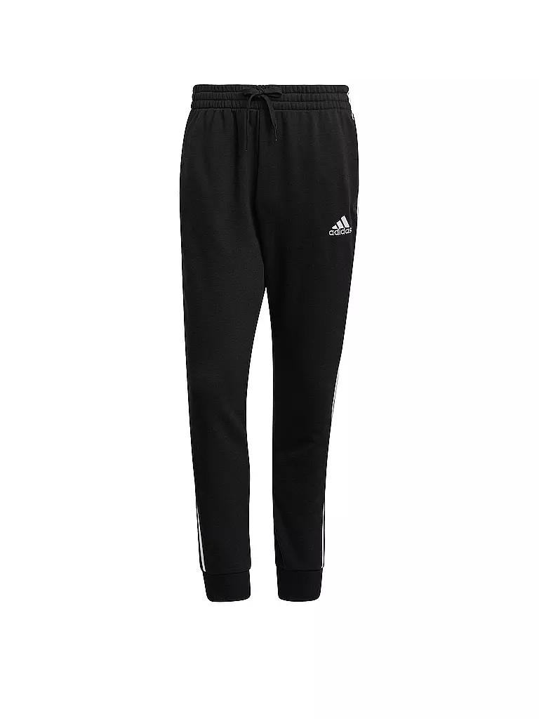 ADIDAS | Herren Jogginghose 3-Streifen French Terry | schwarz