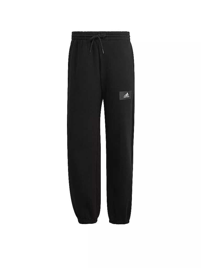 ADIDAS | Herren Jogginghose Essentials FeelVivid Cotton Fleece Straight Leg  | schwarz