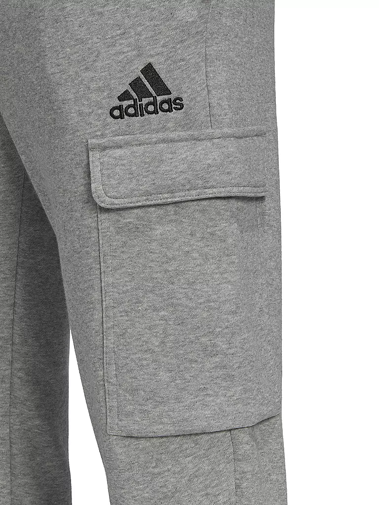 ADIDAS | Herren Jogginghose Essentials Fleece Regular Tapered Cargo | hellgrau