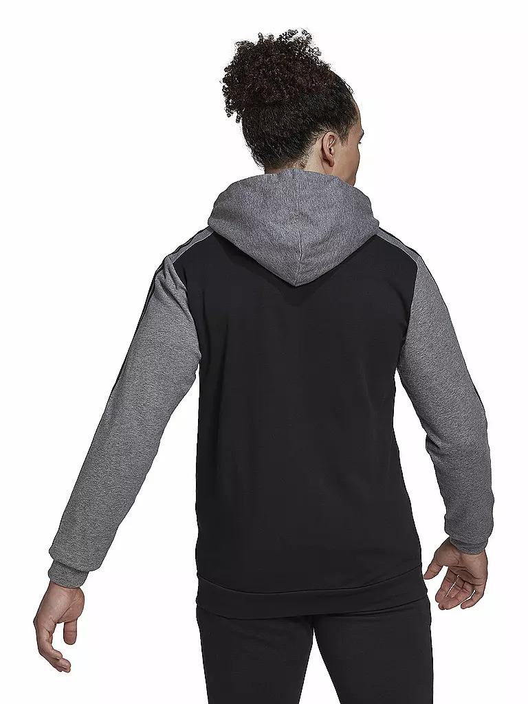 ADIDAS | Herren Kapuzenjacke Essentials Mélange French Terry | schwarz