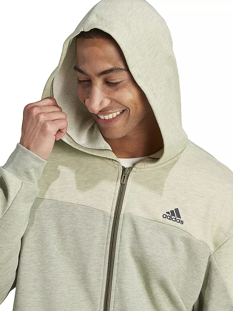 ADIDAS | Herren Kapuzenjacke Melange | olive