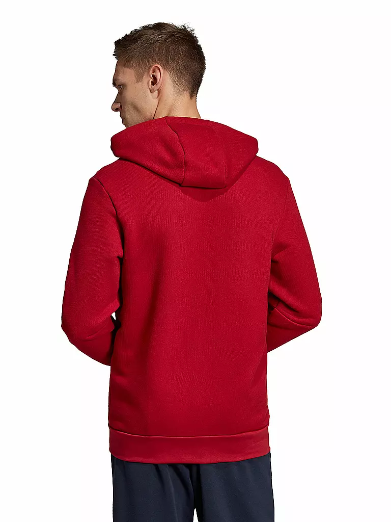 ADIDAS | Herren Kapuzenjacke Silber Logo Sport ID | rot