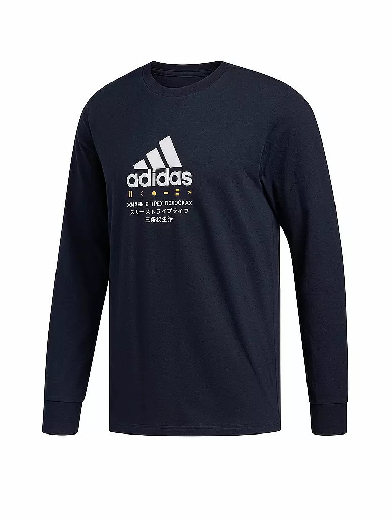 ADIDAS | Herren Langarmshirt | blau