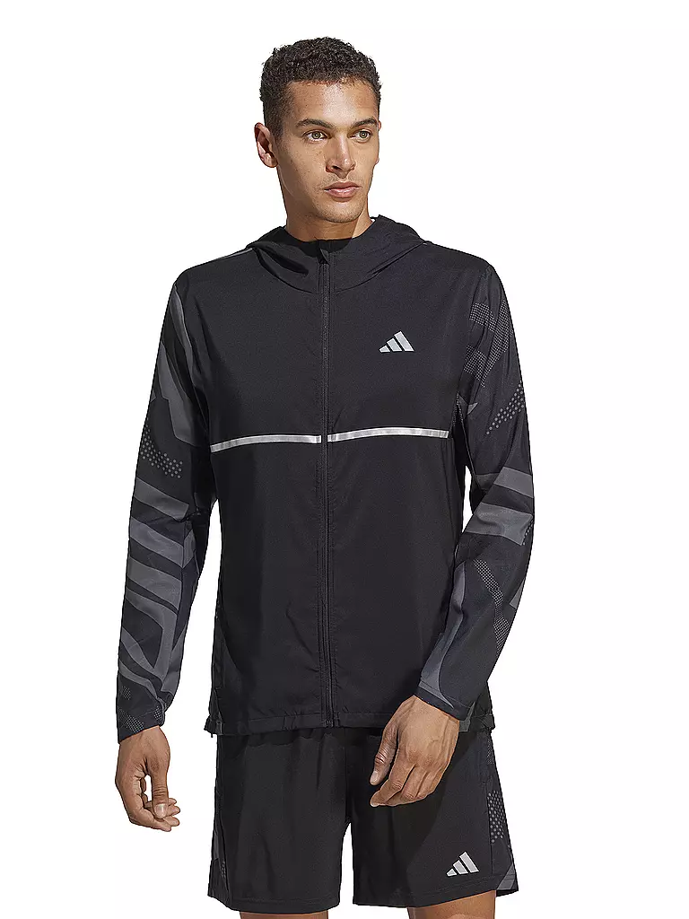 ADIDAS | Herren Laufjacke Own the Run Seasonal | schwarz