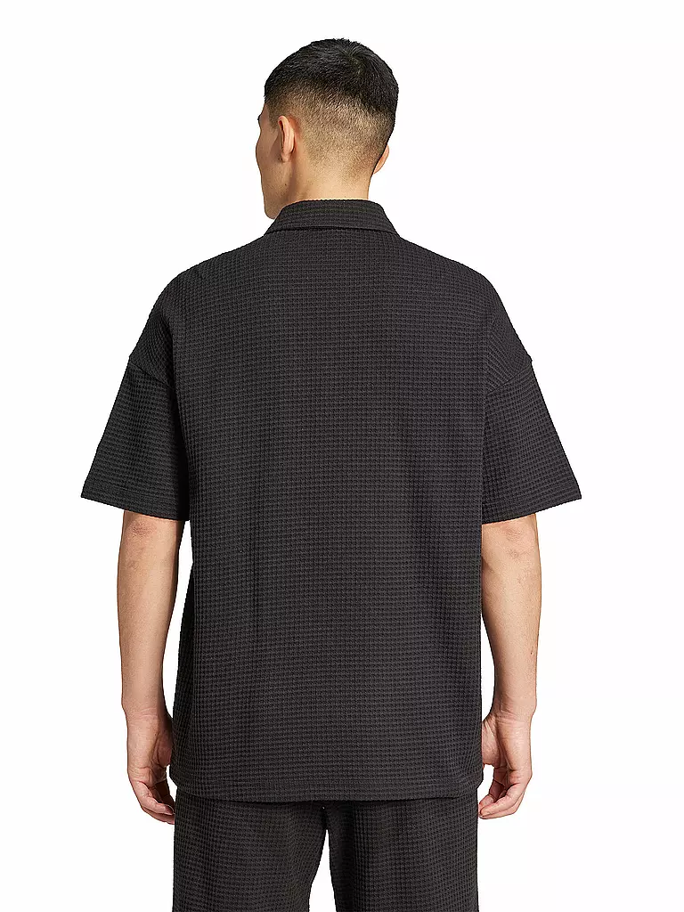 ADIDAS | Herren Polo ALL SZN Waffelstrick | schwarz