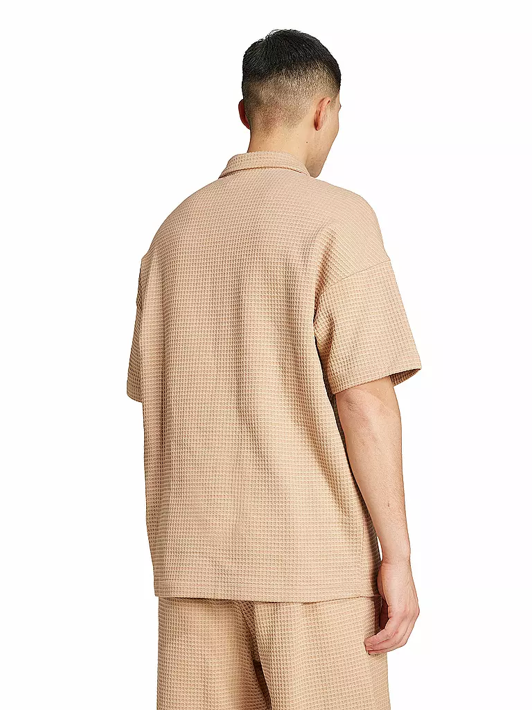 ADIDAS | Herren Polo ALL SZN Waffelstrick | camel
