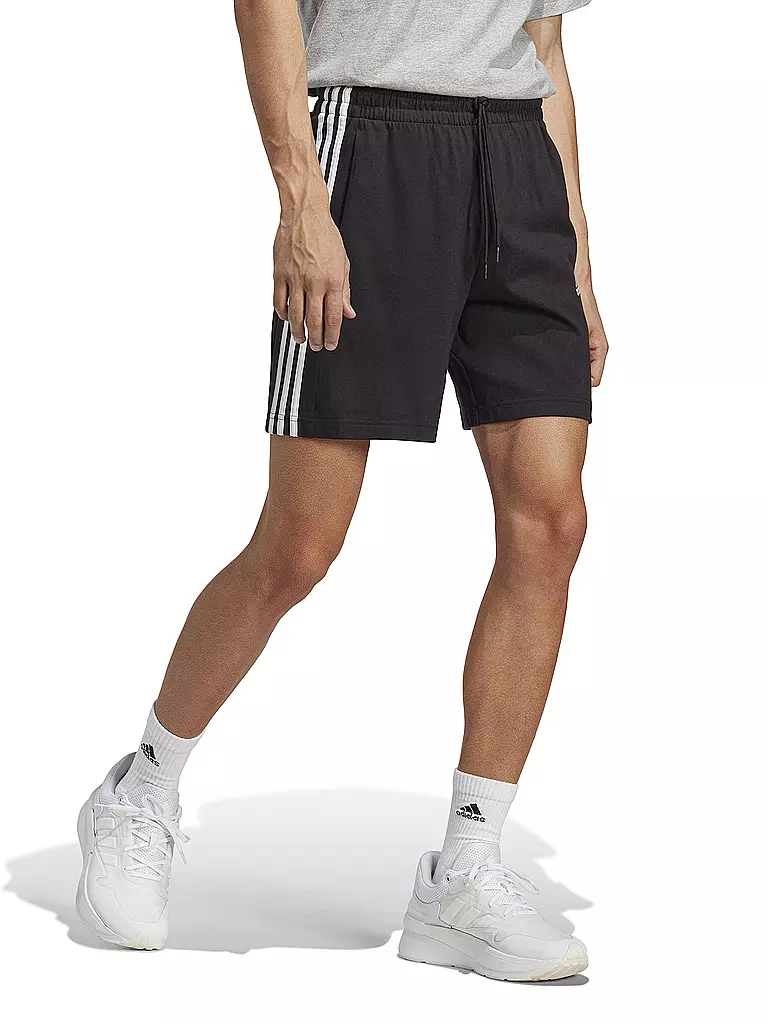 ADIDAS | Herren Short Essentials 3-Streifen  | schwarz