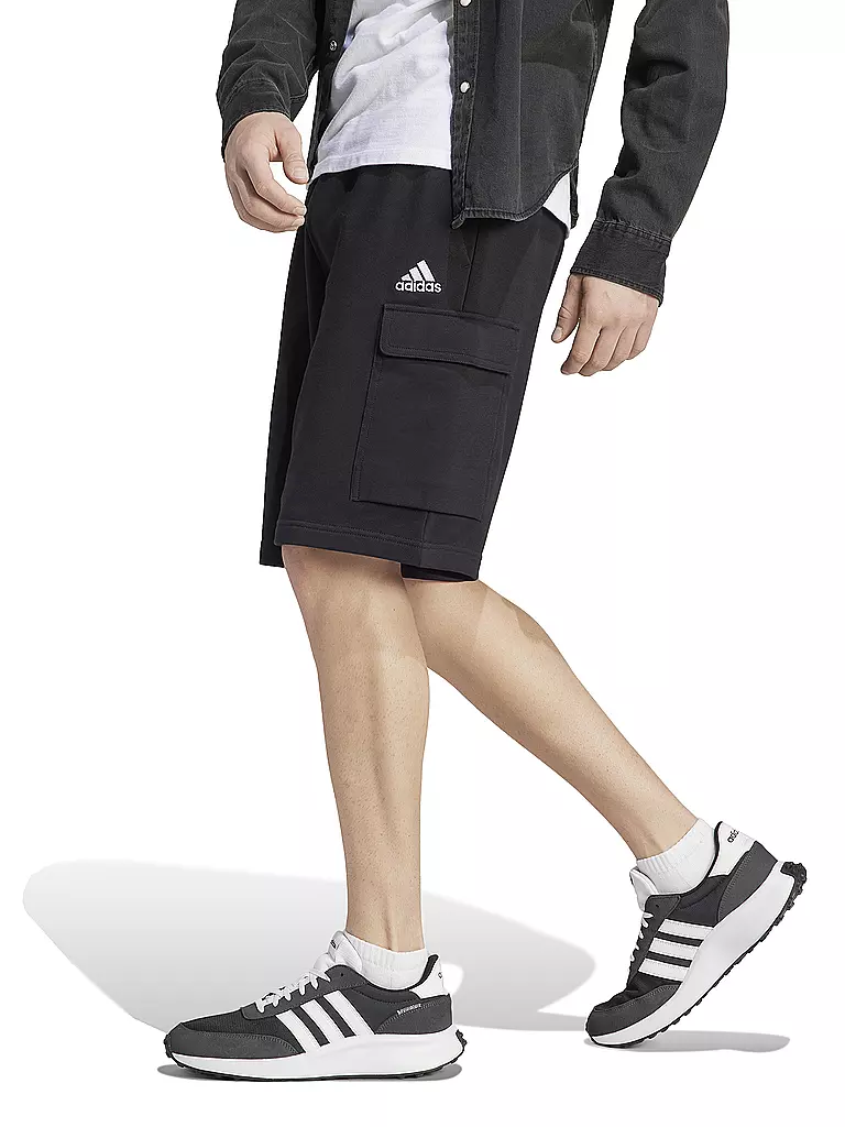 ADIDAS | Herren Short Essentials French Terry Cargo | schwarz