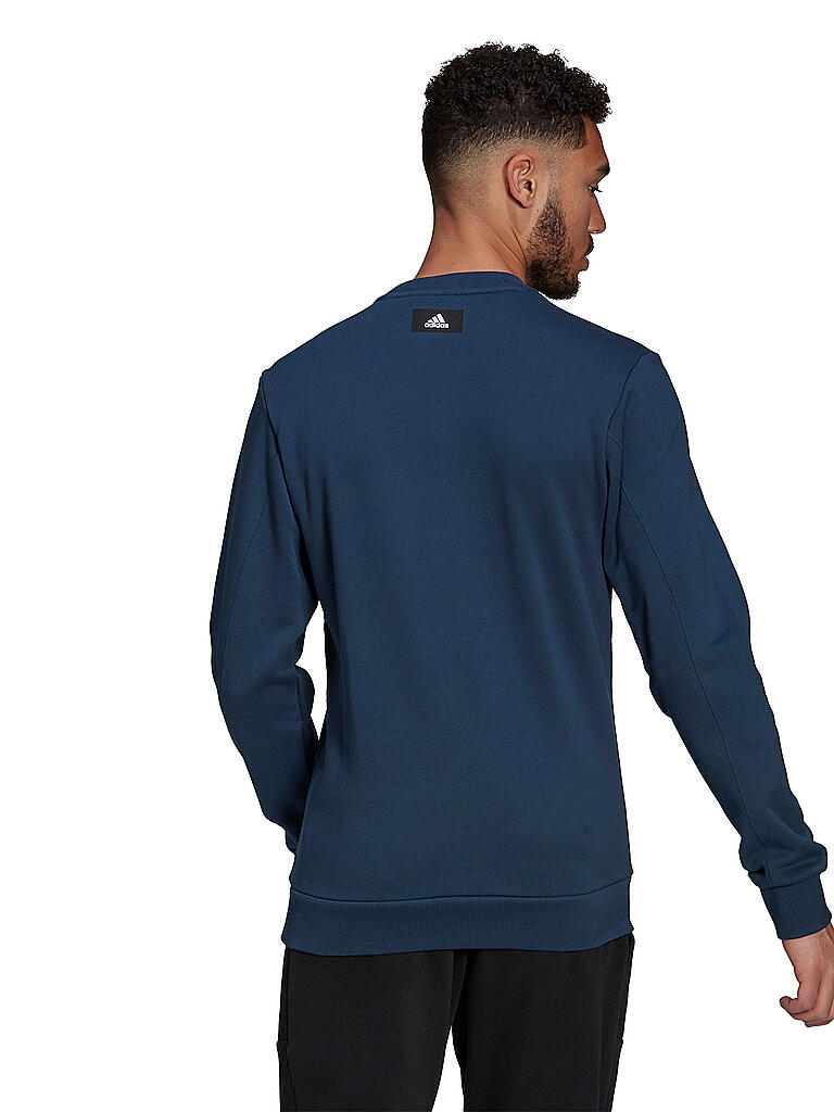 ADIDAS Herren Sweater Sportswear Graphic blau